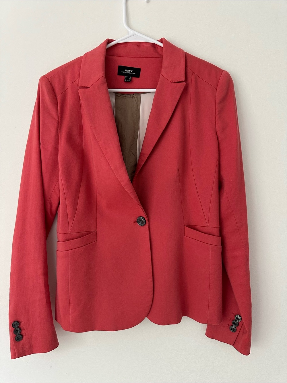 Mossimo Supply Co. Coral Women's Single-Button Blazer 8US